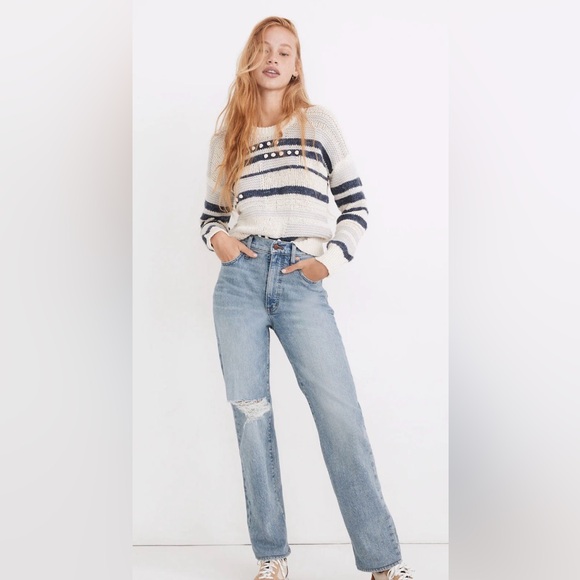Madewell Denim - Madewell Perfect Vintage Straight Jeans | 28T | High Rise | Light Wash |